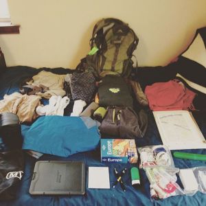 All that stuff fits in that backpack. Believe me.