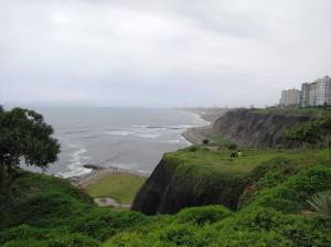 The coast of Lima, Peru