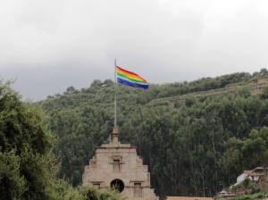 Cusco's flag for the last 40 years.